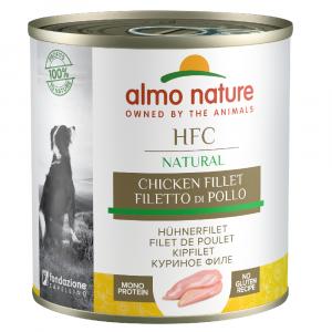 Korzystny pakiet Almo Nature HFC, 12 x 280 g / 290 g - Filet z kurczaka, 280 g