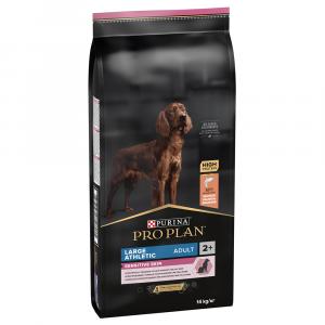 10 kg / 12 kg + 2 kg gratis! PURINA PRO PLAN, karma sucha dla psa, 12 kg / 14 kg - Large Athletic Adult Sensitive Skin, łosoś, 14 kg