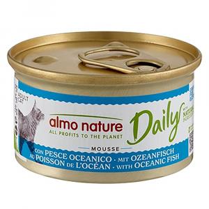5 + 1 gratis! Almo Nature Daily Menu, 6 x 85 g - Mus z rybami oceanicznymi