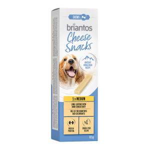 Briantos Cheese Snack, kość serowa dla psów - Średni, 2 x 60 g