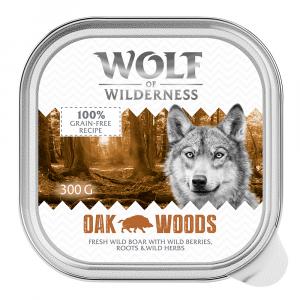 Wolf of Wilderness Adult, 6 x 300 g - Oak Woods - dziczyzna