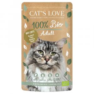 Cat's Love Bio, 6 x 100 g - Adult, Biokaczka