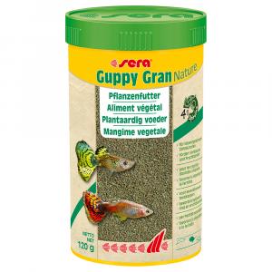 Sera Guppy Gran Nature, pokarm roślinny - 120 g