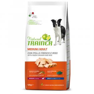 Natural Trainer Medium, kurczak z ryżem i aloesem - 12 kg