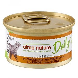 5 + 1 gratis! Almo Nature Daily Menu, 6 x 85 g - Mus z indykiem