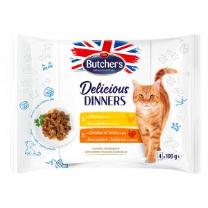 Megapakiet Butcher's Delicious Dinners, 64 x 100 g - Pakiet mieszany IV