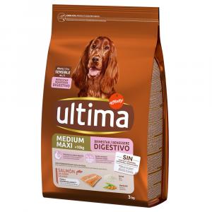 Ultima Medium / Maxi Sensitive, łosoś - 3 kg