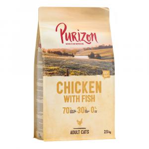 15% taniej! Purizon - bez zboż, karma sucha, 2,5 kg - Adult dla kota, kurczak i ryba