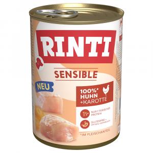 RINTI Sensible, 6 x 400 g - Kurczak i marchew