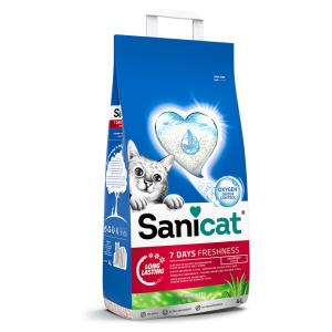 Sanicat 7 Days Aloe Vera, żwirek niezbrylający się - 4 l