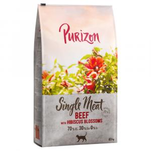 40 zł taniej! Purizon Single Meat, sucha karma, 6,5 kg - Wołowina z kwiatami hibiskusa