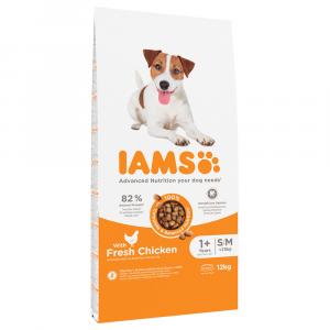 10 + 2 kg gratis! IAMS Advanced Nutrition, karma sucha dla psa, 12 kg - Adult Small & Medium Dog, kurczak