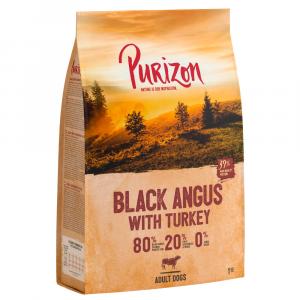 Purizon Adult, wołowina Black-Angus i indyk, bez zbóż - 4 x 1 kg