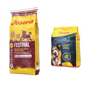 Josera: karma sucha dla psa, 12,5 kg + Knuspies, przysmak dla psa, 900 g gratis! - Festival