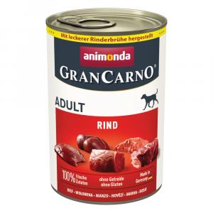 Megapakiet animonda GranCarno Original Adult, 24 x 400 g - Czysta wołowina