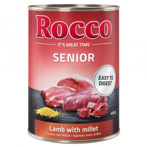 Rocco Senior, 6 x 400 g - Jagnięcina z prosem