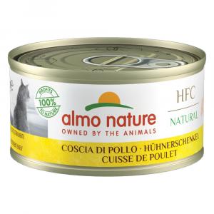 Almo Nature HFC Natural, 6 x 70 g - Udziec z kurczaka