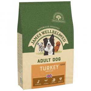 James Wellbeloved Adult Dog Hypoallergenic, indyk i ryż - 12 kg