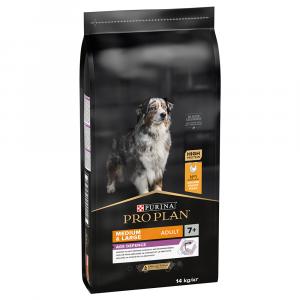 10 kg / 12 kg + 2 kg gratis! PURINA PRO PLAN, karma sucha dla psa, 12 kg / 14 kg - Medium & Large Adult 7+ Age Defence, kurczak i ryż, 14 kg