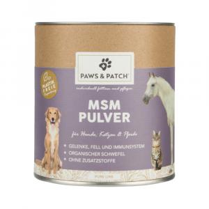 PAWS & PATCH MSM Pulver, siarka organiczna w proszku - 2 x 400 g