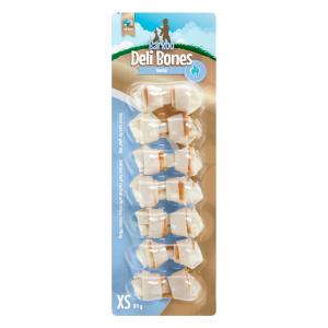 Barkoo Deli Bones Dental kości do żucia z supełkiem - XS, 7 x 5 cm (84 g)