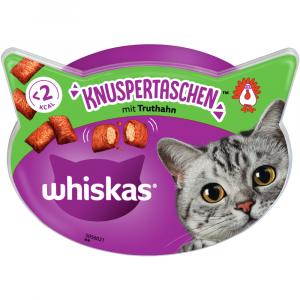 Whiskas Temptations, chrupiące poduszeczki - Indyk, 60 g