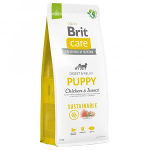 Brit Care Dog Sustainable Puppy, kurczak i insekty - 12 kg