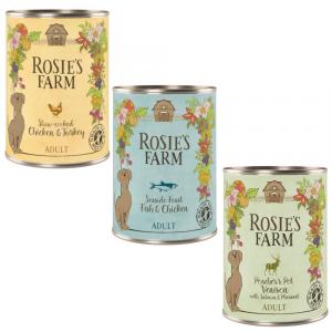 Rosie's Farm Adult, 6 x 400 g - Pakiet mieszany II