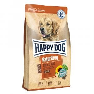 Dwupak Happy Dog Natur - NaturCroq Wołowina i ryż, 2 x 15 kg