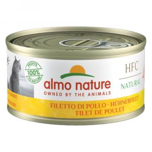 Almo Nature, 6 x 70 g - HFC Natural, filet z piersi kurczaka