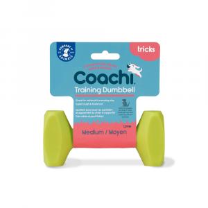 Hantle treningowe Coachi - Roz. M, limonkowa zieleń
