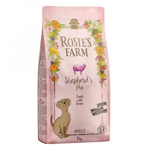 2 + 1 kg gratis! Rosie's Farm, karma sucha, 3 x 1 kg - Jagnięcina, bataty i fasola