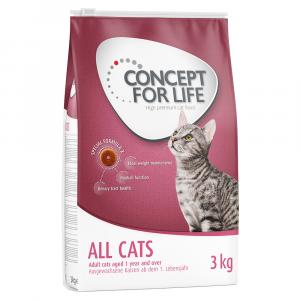 Concept for Life All Cats - ulepszona receptura! - 3 kg