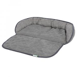 Kerbl Pet poduszka na kanapę Emalia, szara - Dł. x szer. x wys.: 98 x 66 x 12 cm