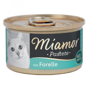 Miamor Pastete, 12 x 85 g - Pstrąg