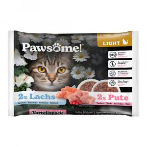 Korzystny pakiet Pawsome Adult Light, 8 x 85 g - Pakiet mieszany (2 smaki)