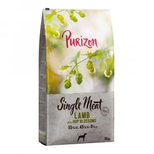 40 zł taniej! Purizon, bezzbożowa karma sucha, 12 kg - Single Meat, jagnięcina z groszkiem oraz kwiatami chmielu