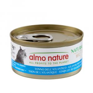 5 + 1 gratis! Almo Nature HFC Natural, 6 x 70 g - Tuńczyk atlantycki