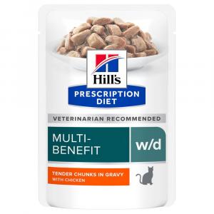 Hill's Prescription Diet w/d, kurczak - 48 x 85 g