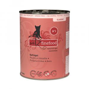 Korzystny pakiet catz finefood, 12 x 400 g - Drób