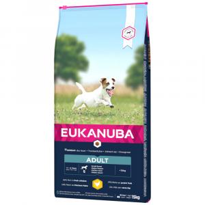 10% taniej! Eukanuba, sucha karma dla psa, 15 kg - Adult Small Breed, kurczak