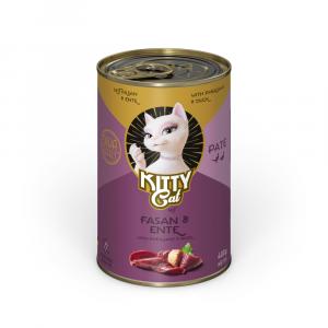 Kitty Cat Adult Pate, 6 x 400 g - Bażant i kaczka