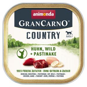 Pakiet animonda GranCarno Adult Country, 44 x 150 g - Kurczak, dziczyzna i pasternak