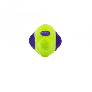 KONG AirDog Knobby Ball, piłka z piszczałką - Rozmiar M/L: Ø 8,9 cm