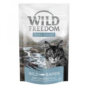 2 + 1 gratis! Wild Freedom Filets Snacks, przysmaki, 3 x 100 g - Filet z łososia