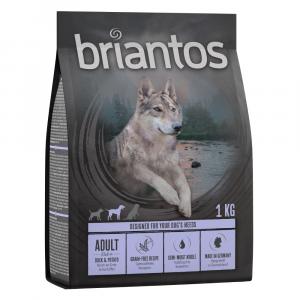 15% taniej! Briantos, karma sucha, 2 x 1 kg - Adult, kaczka z ziemniakami, bez zbóż