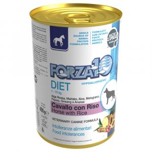 Forza 10 Diet Low Grain, 6 x 400 g - Konina z ryżem