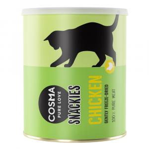 Cosma Snackies Maxi Tube, przysmak liofilizowany - Kurczak, 160 g