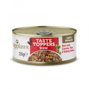 50% taniej! Applaws Taste Toppers, karma uzupełniająca dla psa, 6 x 156 g - Gulasz, wołowina