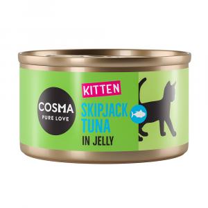 Cosma Original Kitten, 12 x 85 g - Tuńczyk bonito